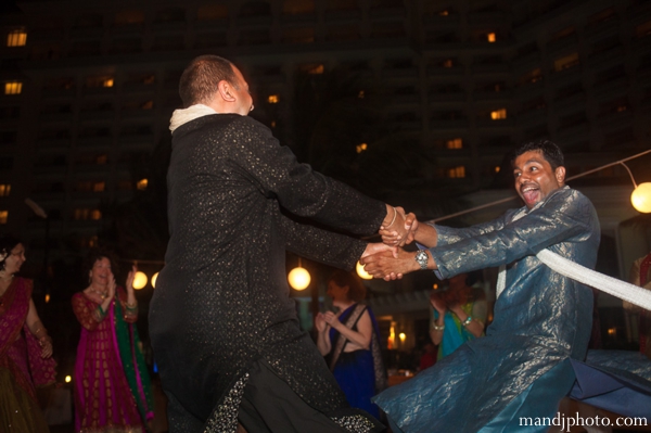 indian wedding mehndi night dancing celebration