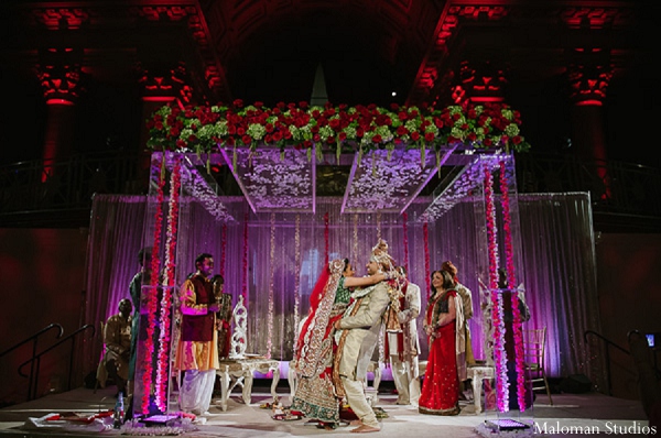 indian wedding mandap bride groom