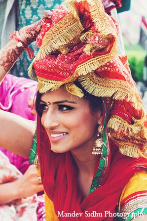 indian wedding bride sikh maiya ceremony