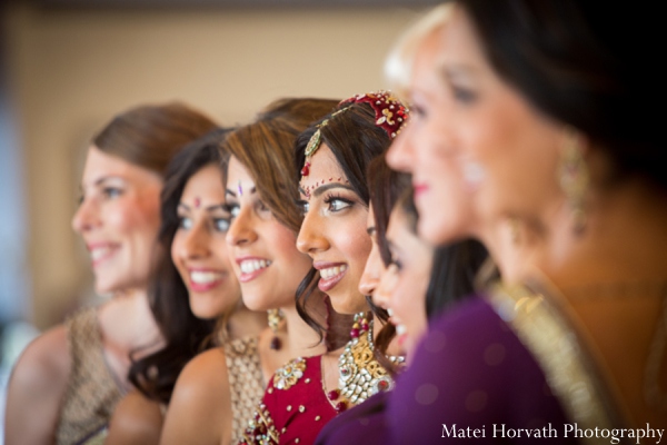 indian wedding bridal party