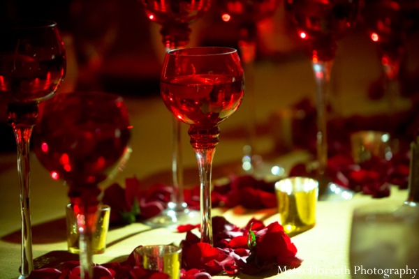 indian wedding decor red