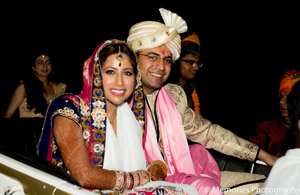 indian wedding bride groom ceremony