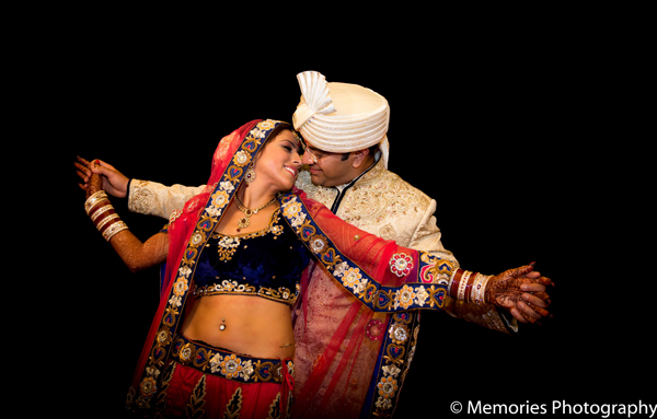 indian wedding portraits night