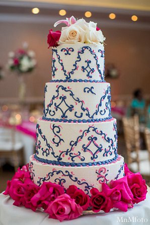 indian wedding reception cake treats catering