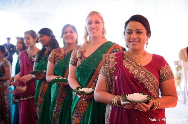 indian wedding bridal party