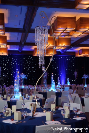 indian wedding reception lighting