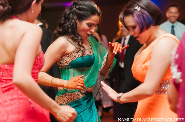 indian wedding bride reception