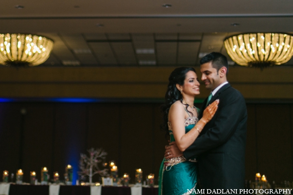 indian wedding reception portrait