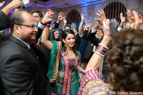 indian wedding bride groom reception