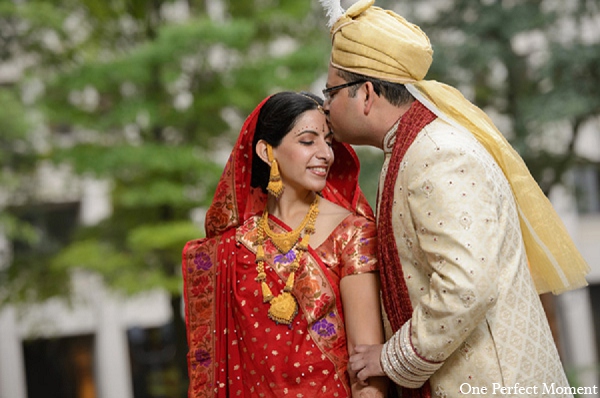 indian wedding photography bride groom portrait