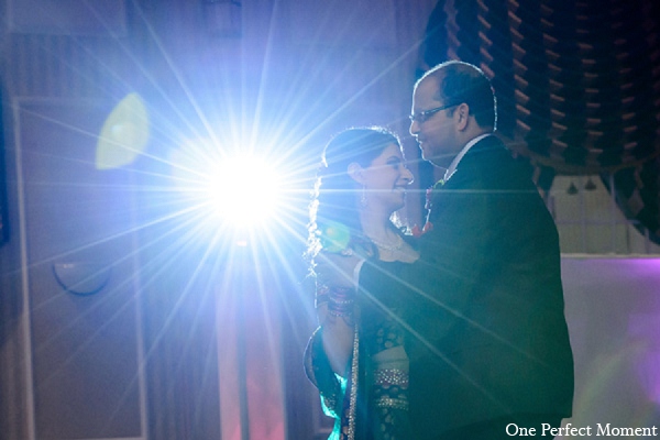 indian wedding reception bride groom lighting