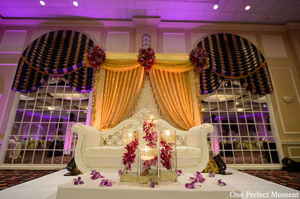 indian wedding reception decor lighting