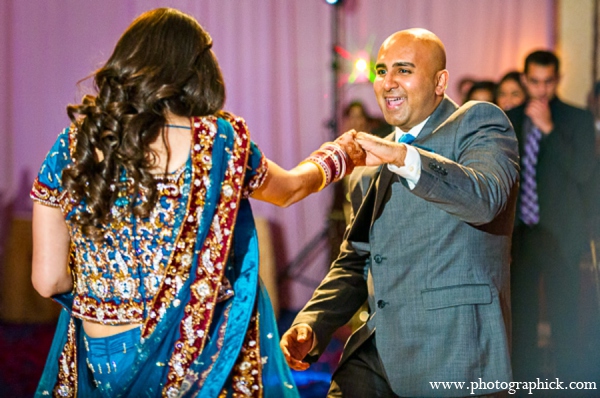 indian wedding bride reception