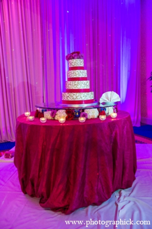 indian wedding reception cake