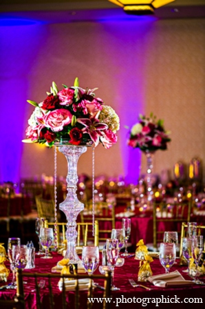 indian wedding reception floral