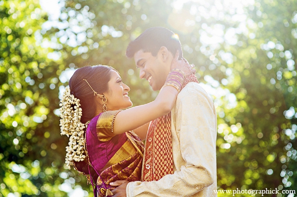 indian wedding bride groom first look portraits