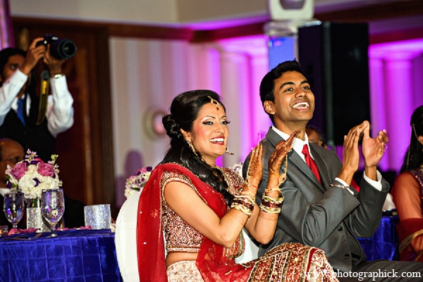 indian wedding groom bride reception