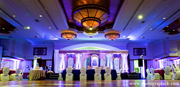 indian wedding reception decor lighting