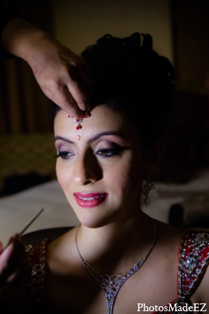 indian wedding bridal makeup lips