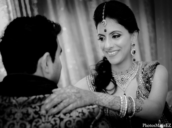 indian wedding bride groom photo idea