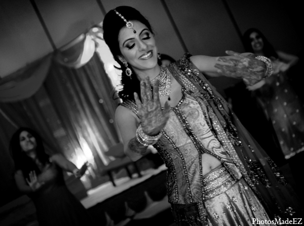 indian wedding sangeet bride fashion