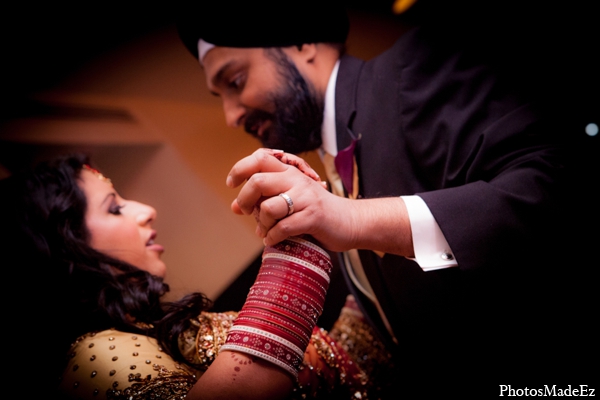 indian wedding bride groom dance