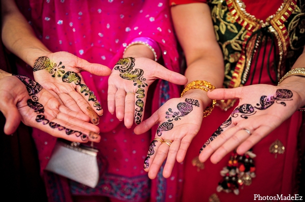 indian wedding traditional mehndi glitter