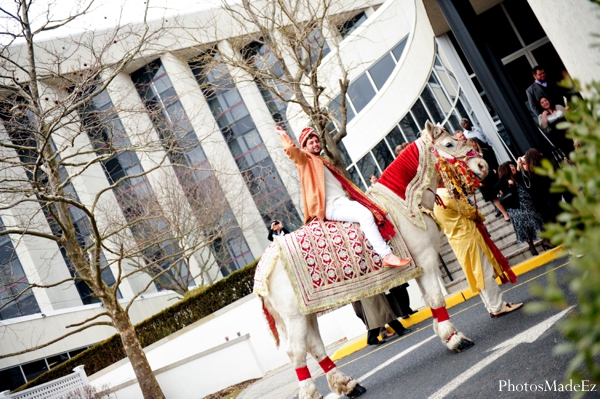 indian wedding baraat celebration white horse