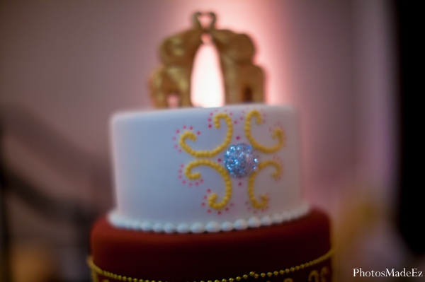 indian wedding reception cake traditional