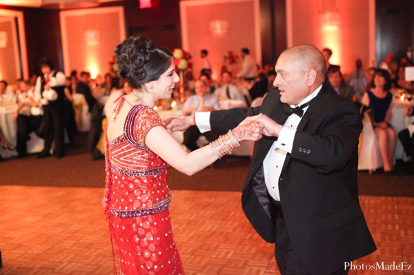 indian wedding bride dancing dance floor