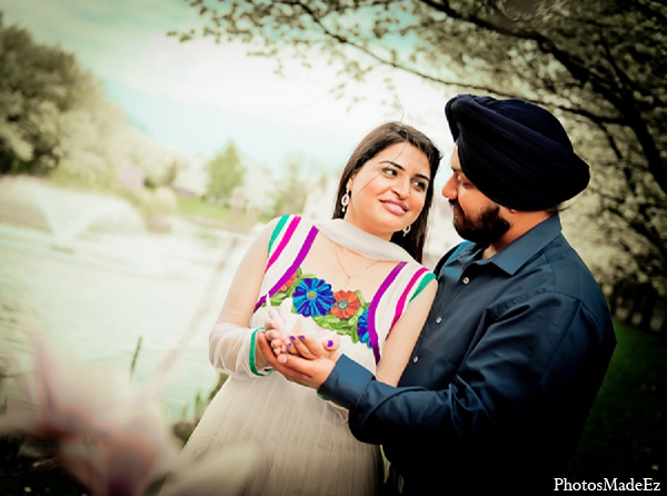 engagement indian wedding groom bride