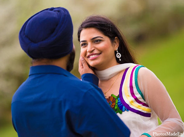 indian engagement photographer wedding outdoors