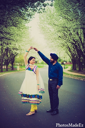 indian groom bride engagement photography