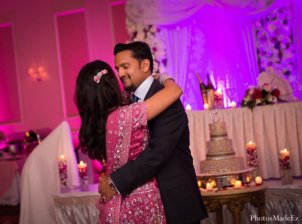 indian wedding bride groom reception