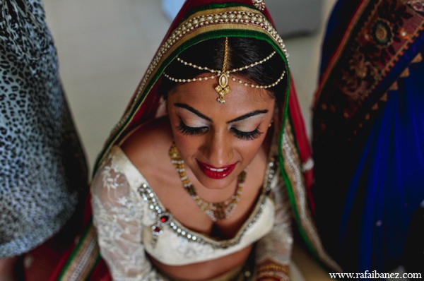 indian wedding bride tikka