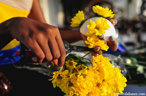 indian wedding diy floral