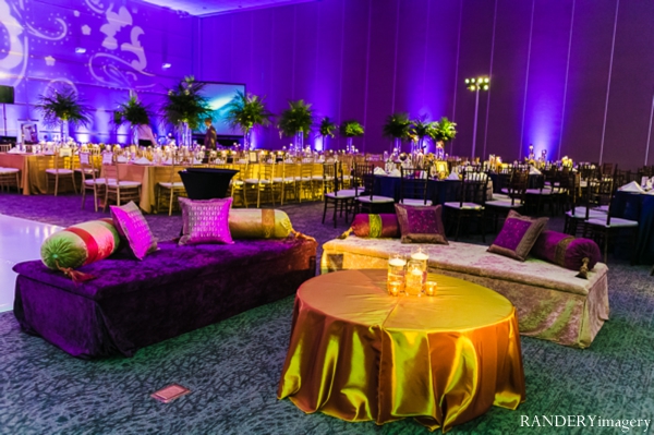 indian wedding reception lighting table setting decor