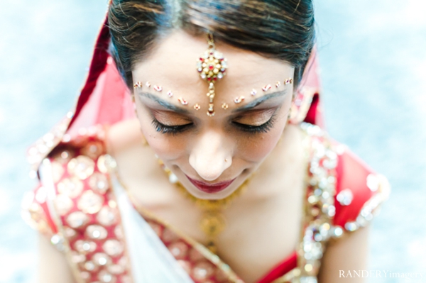 indian wedding bridal portrait traditional dress