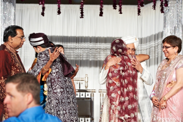 indian wedding ceremony bride groom family