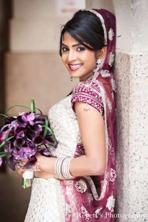 indian wedding portrait bride