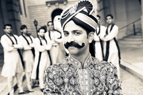 indian wedding portrait groom groomsmen ideas