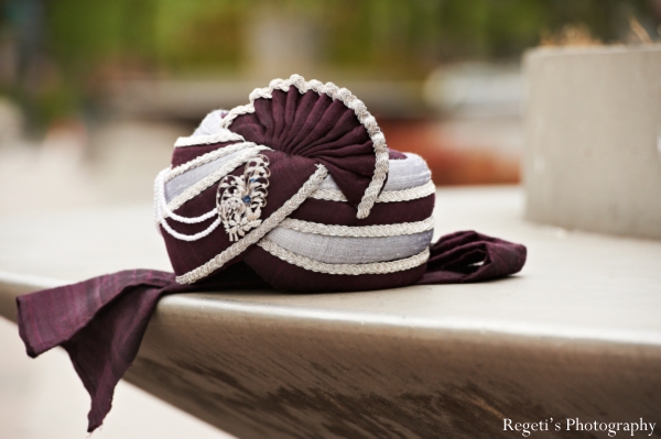 indian wedding portrait traditional turban groom