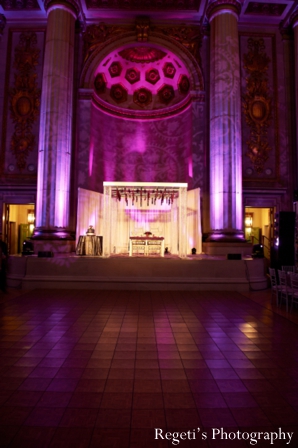 indian wedding reception inspiration lighting