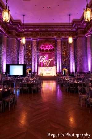 indian wedding reception lighting inspiration venue