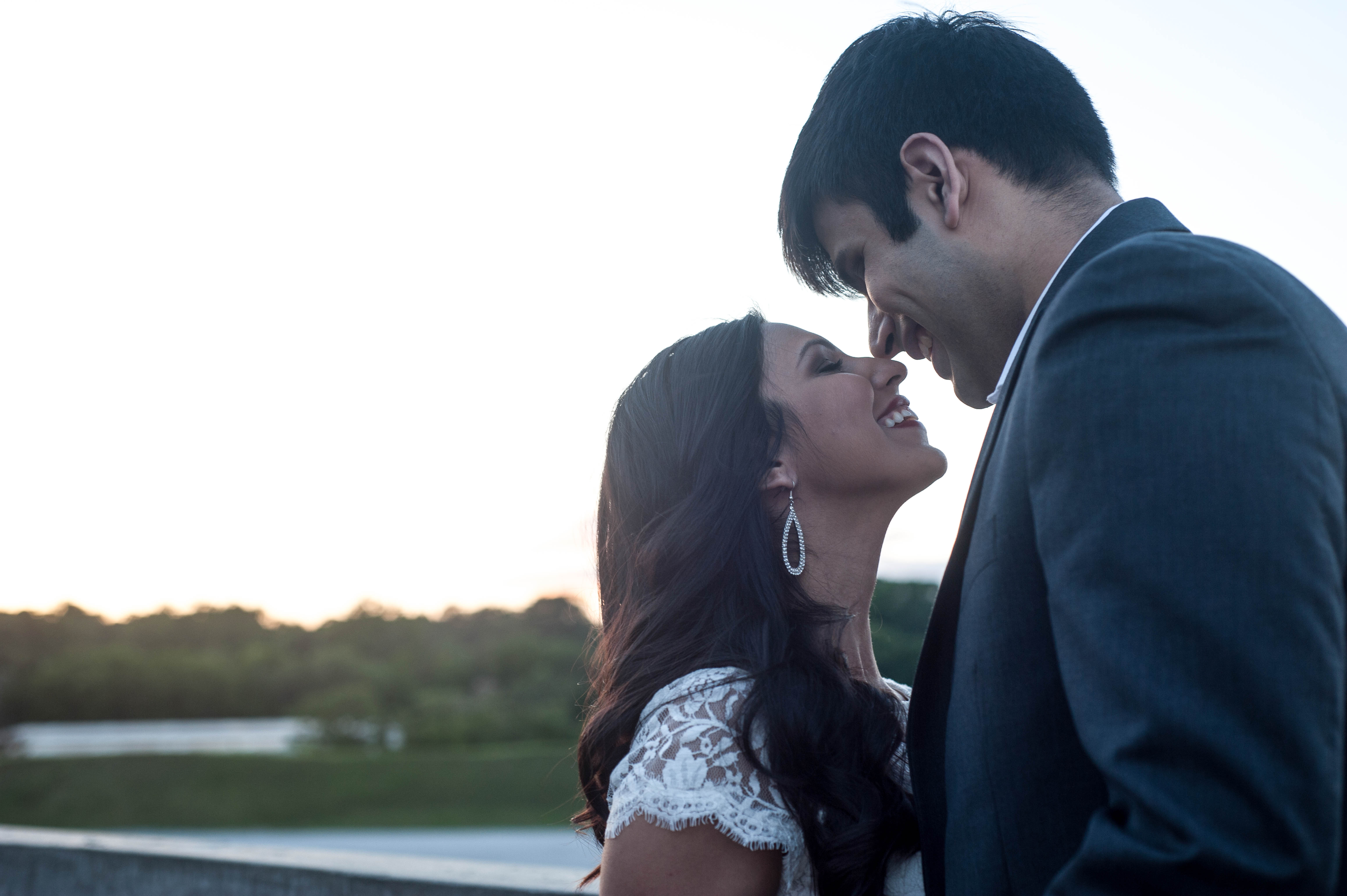 engagement indian wedding portraits bride groom