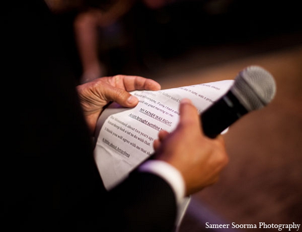 indian wedding reception speech groom photography idea