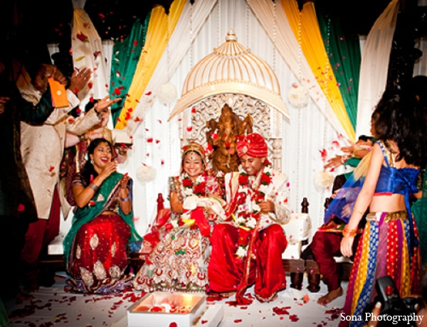 indian wedding bride groom hindu ceremony