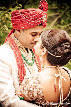 indian wedding groom bride portraits