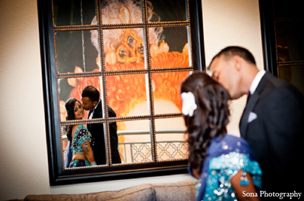 indian wedding reception portraits bride groom