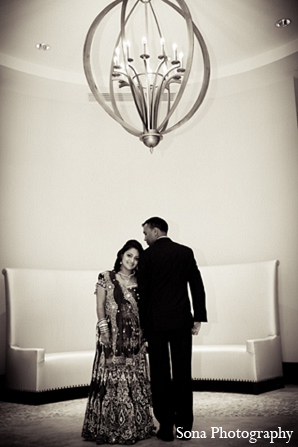 indian wedding reception portraits